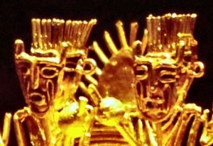 Detail of Muisca Raft, Gold Museum, Bogotá